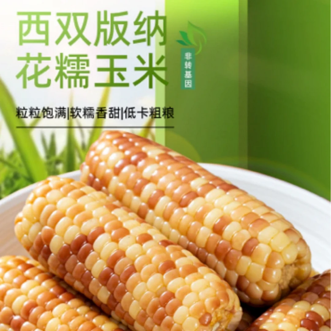 西双版纳花糯玉米(2斤散装)原场地直采供应营养香甜好吃美味