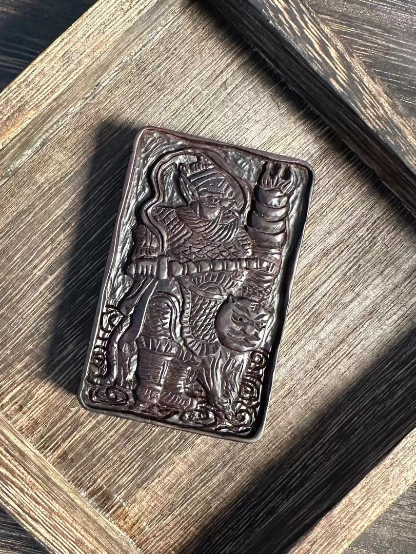 雷击枣木手工雕刻吊坠