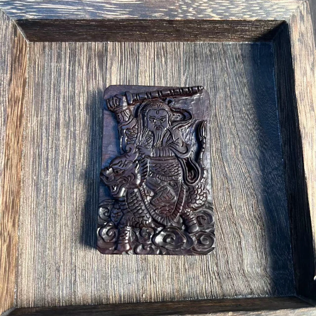 雷击枣木手工雕刻吊坠