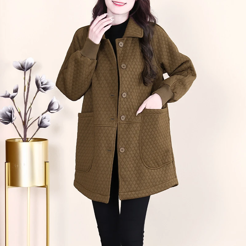 HN&MO/韩穆DMZT30020高端休闲中长风衣新款大码复古宽松洋气外套