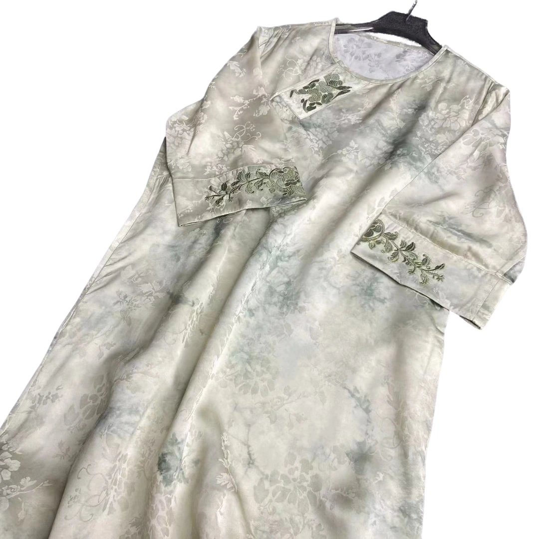 【不退差价云间烟水仙】新中式时尚年轻款裙子104