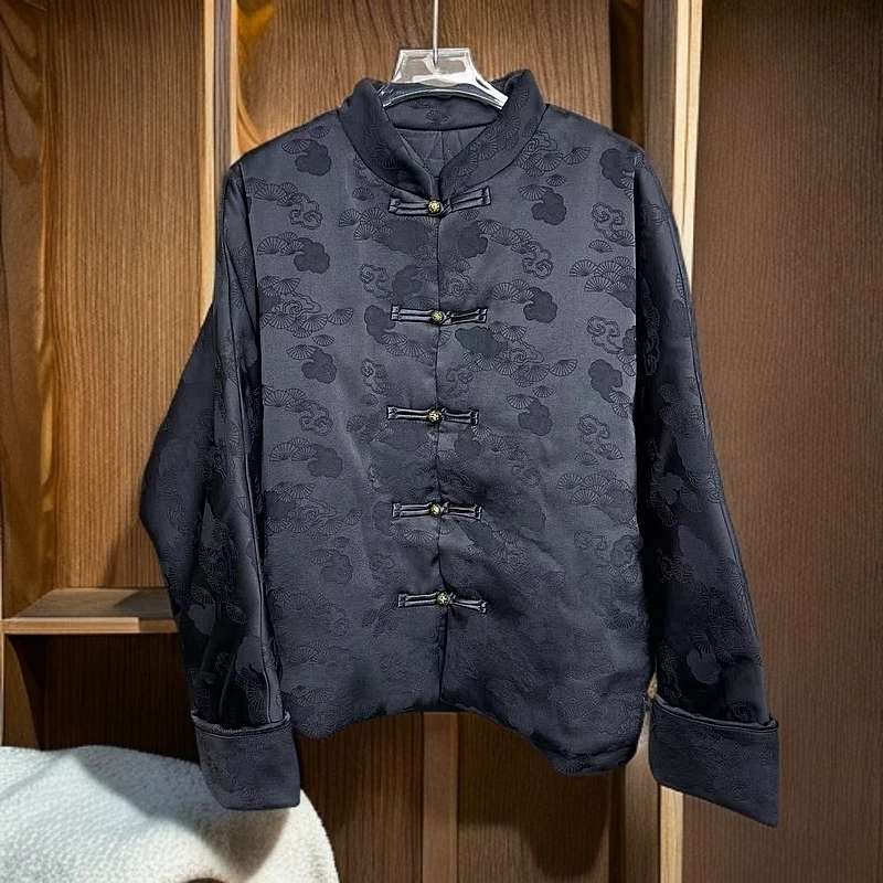 【清苍不退差价黑灵芝】新中式时尚百搭外套上衣