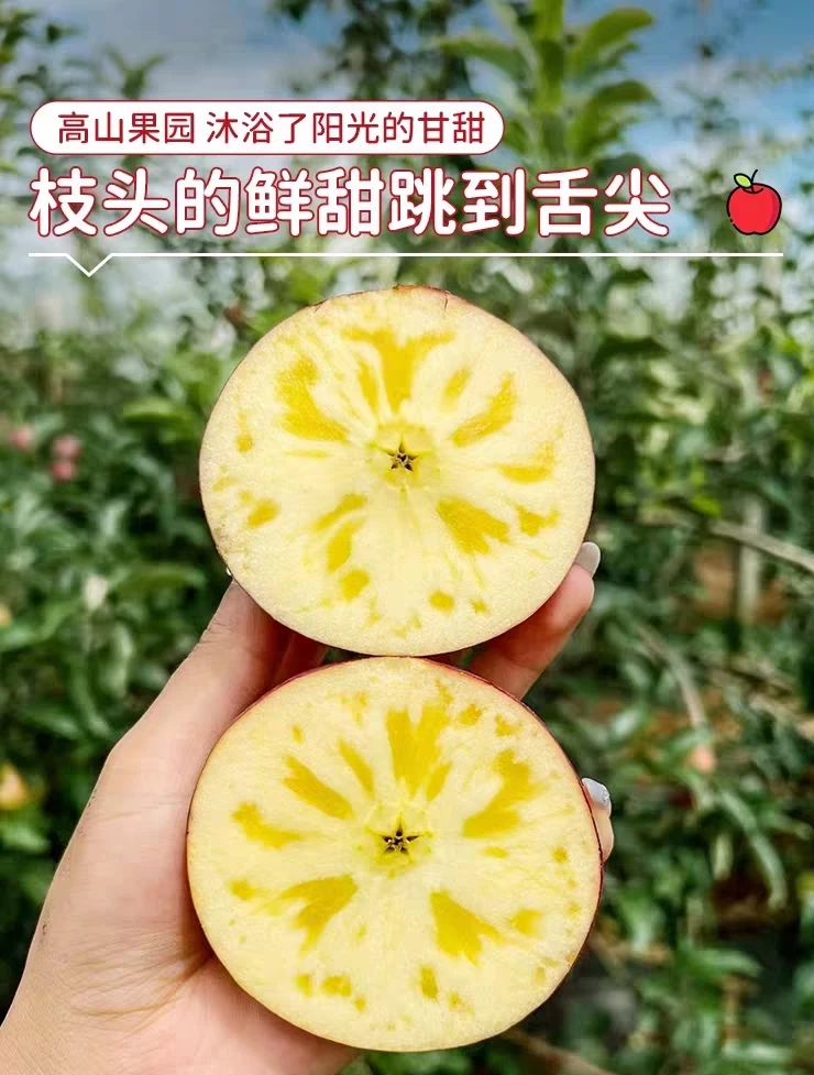 昭通冰糖心丑苹果脆甜多汁孕妇水果新鲜应季云南红富士