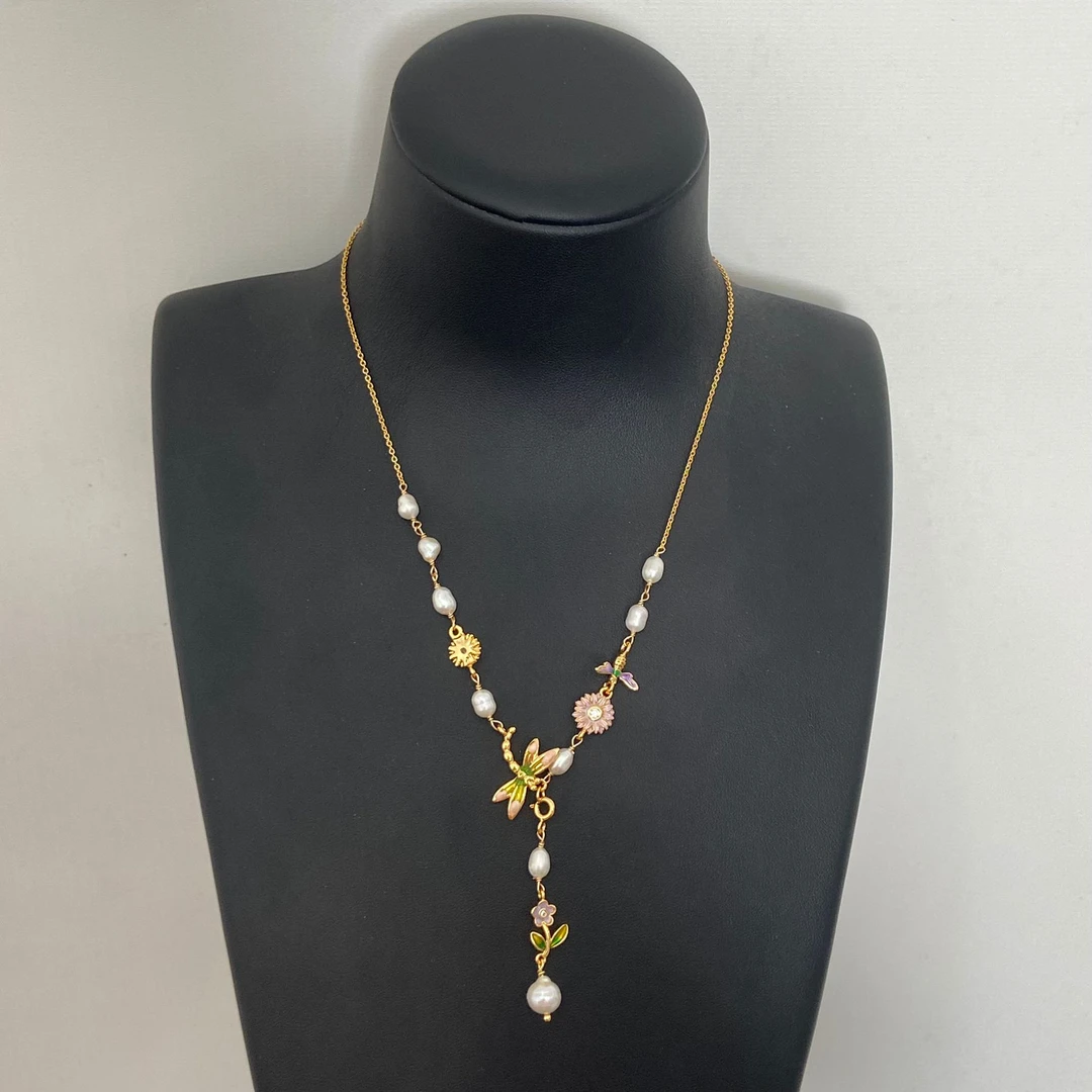 铜合金项链 《货号7797》法式复古时尚轻奢项链