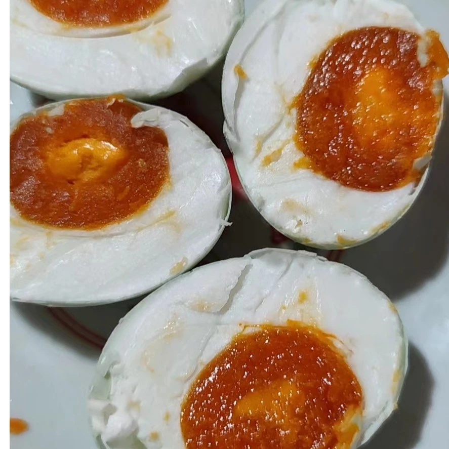 仙桃沙湖散养的咸鸭蛋