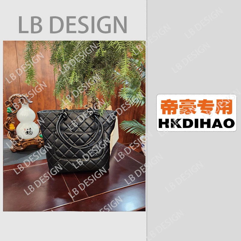 DESIGN手工打造真皮高端定制女士包【2598黑色】