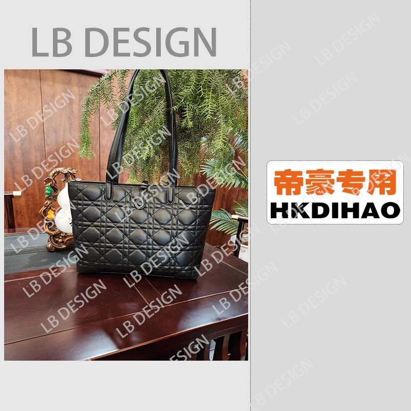 DESIGN手工打造真皮高端定制女士包【5316黑色】