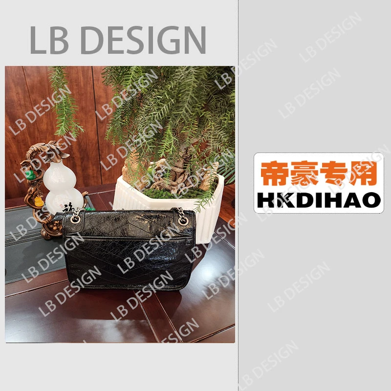 DESIGN手工打造真皮高端定制女士包【9206黑色】