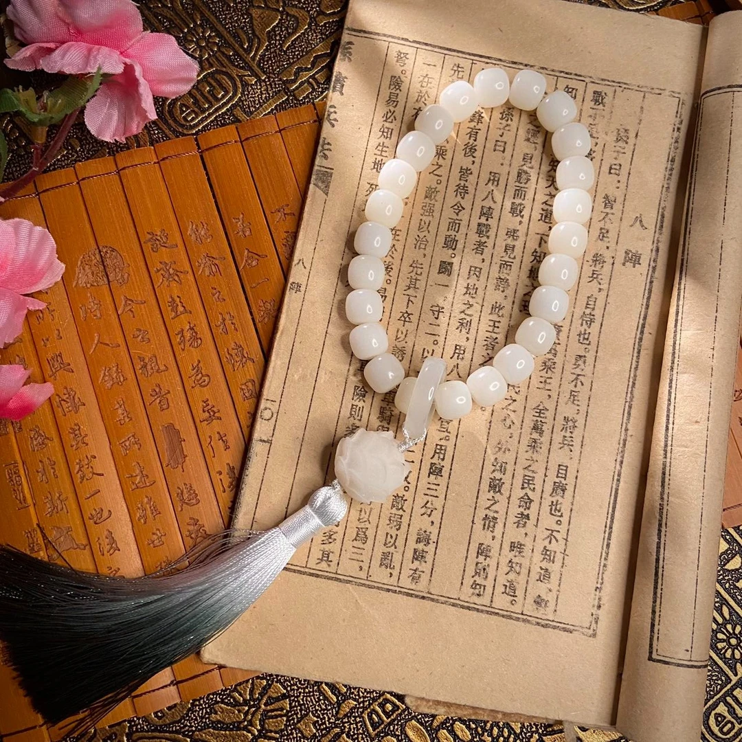 【新粉王炸】原生态白玉菩提根手持10*11 TY-16
