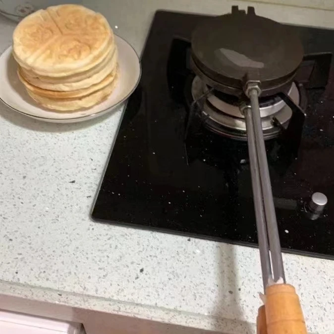 老式火烧饼模具大饼夹子
