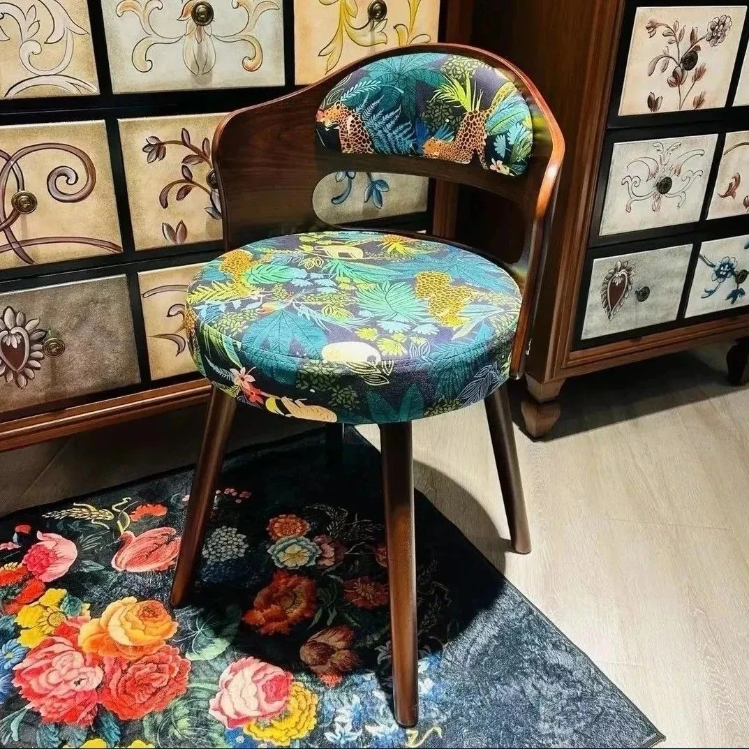 实木家用书桌椅轻奢电脑椅凳子梳妆台凳子儿童学习凳办公休闲凳