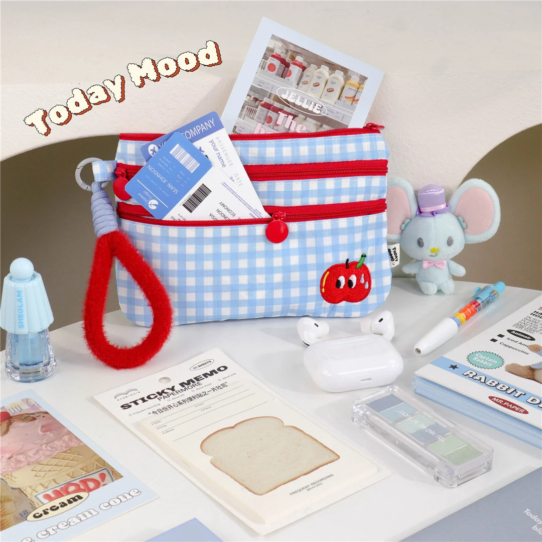 今日心情护照证件收纳包旅行机票出国身份证卡包便携多功能护照夹