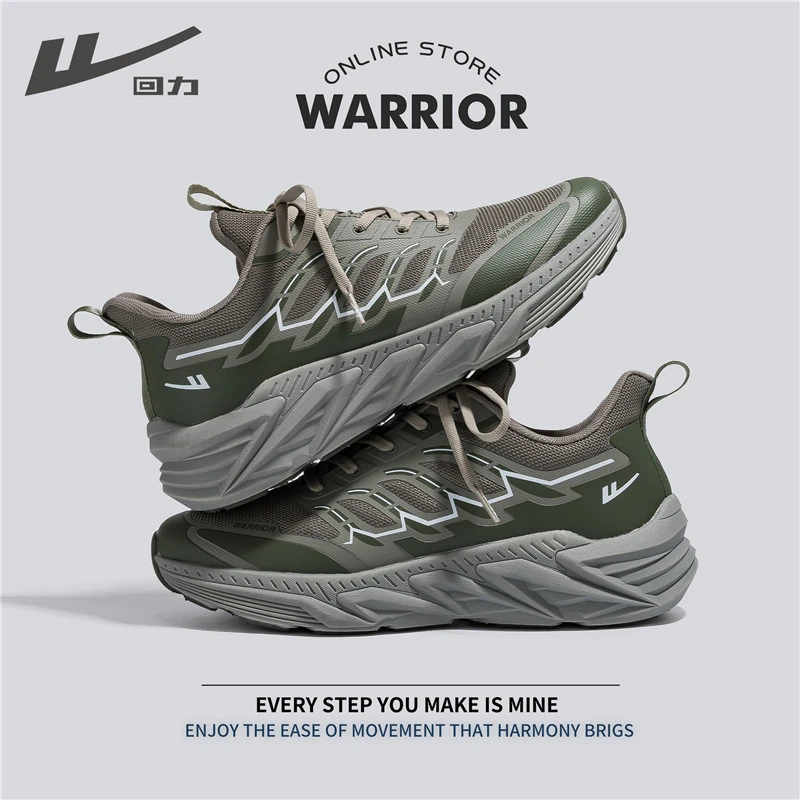 Warrior/回力秋季男鞋时尚百搭休闲鞋舒适潮流简约透气男鞋运动鞋