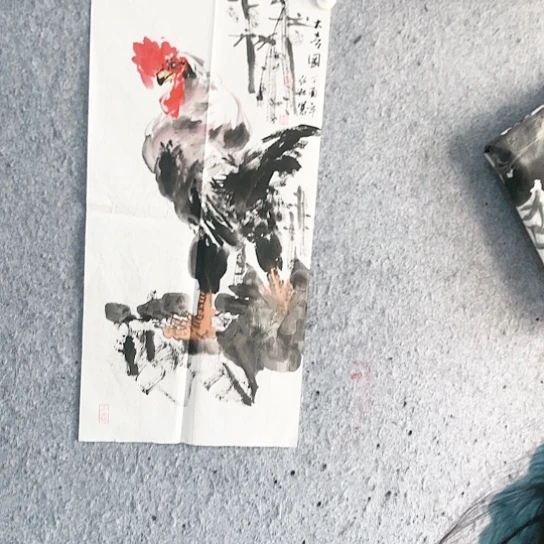 绘画大吉大利原创