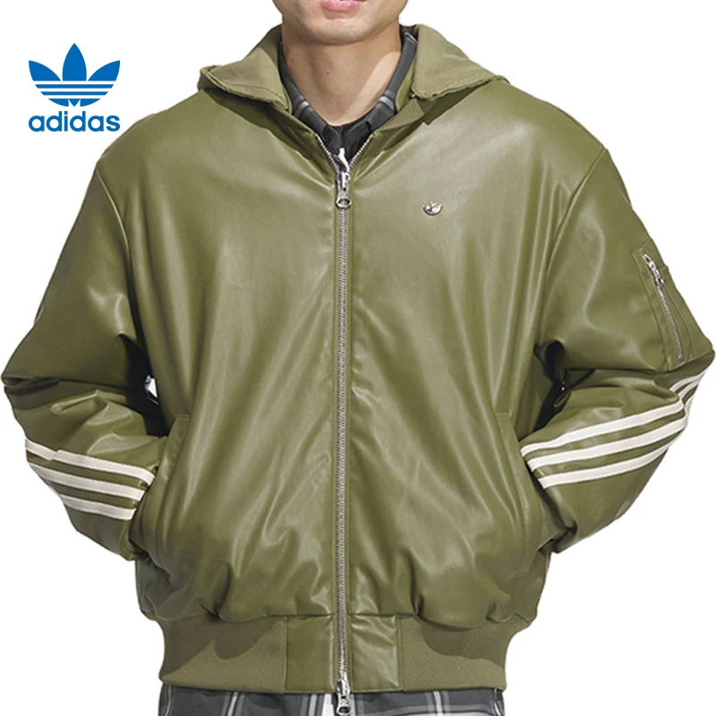 adidas/阿迪达斯【FDD店铺同款】三叶男子 运动休闲夹克外套 JL7557