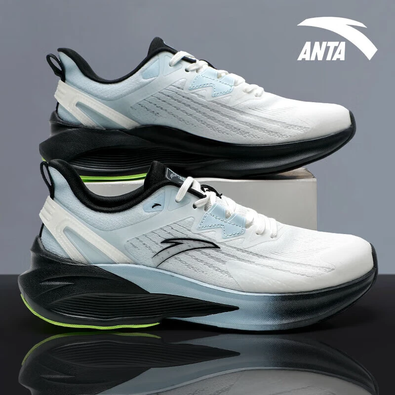 安踏毒刺跑鞋男鞋2024夏季爆款缓震回弹专业跑步鞋防滑体测运动鞋