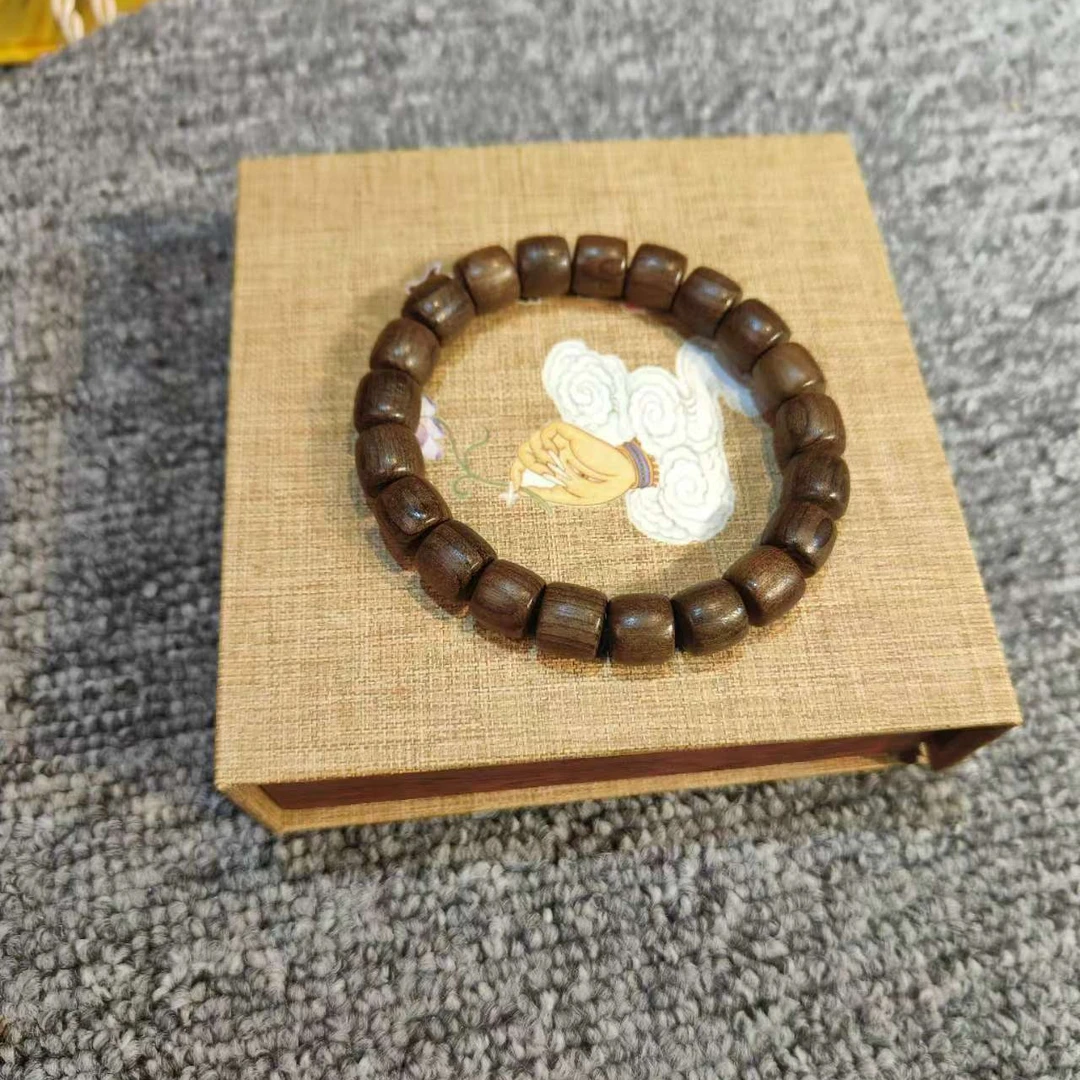 金丝楠阴沉桶珠手串 /单个