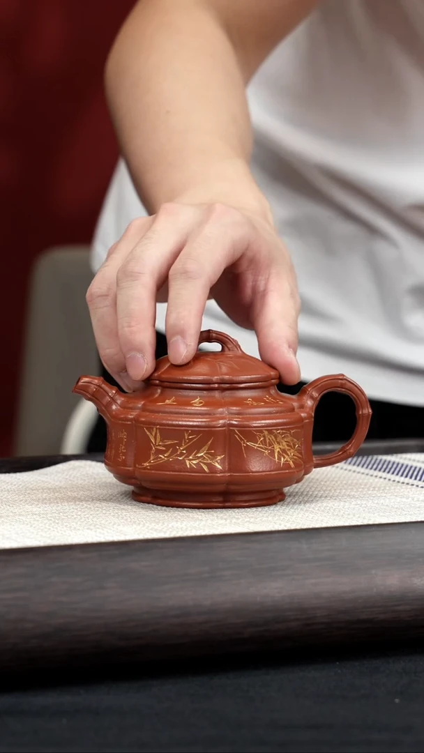 【闪购商品】紫砂茶壶【K021】竹鼓