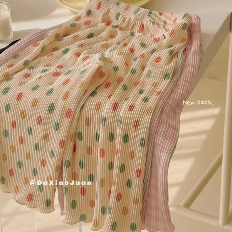 shunmeile/顺美乐女童阔腿裤夏装夏季甩甩裤休闲裤防蚊裤抖抖裤潮