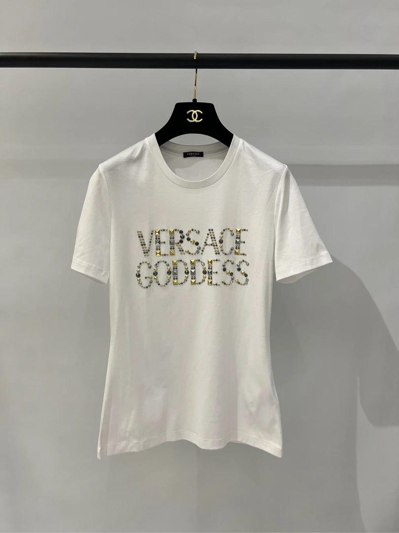 99新VERSACE范思哲白色短袖38码 00286