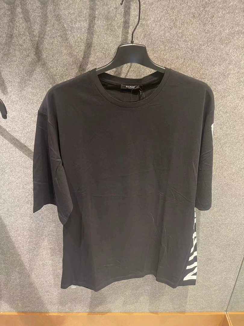 全新未使用 BALMAIN/巴尔曼 字母印花T恤