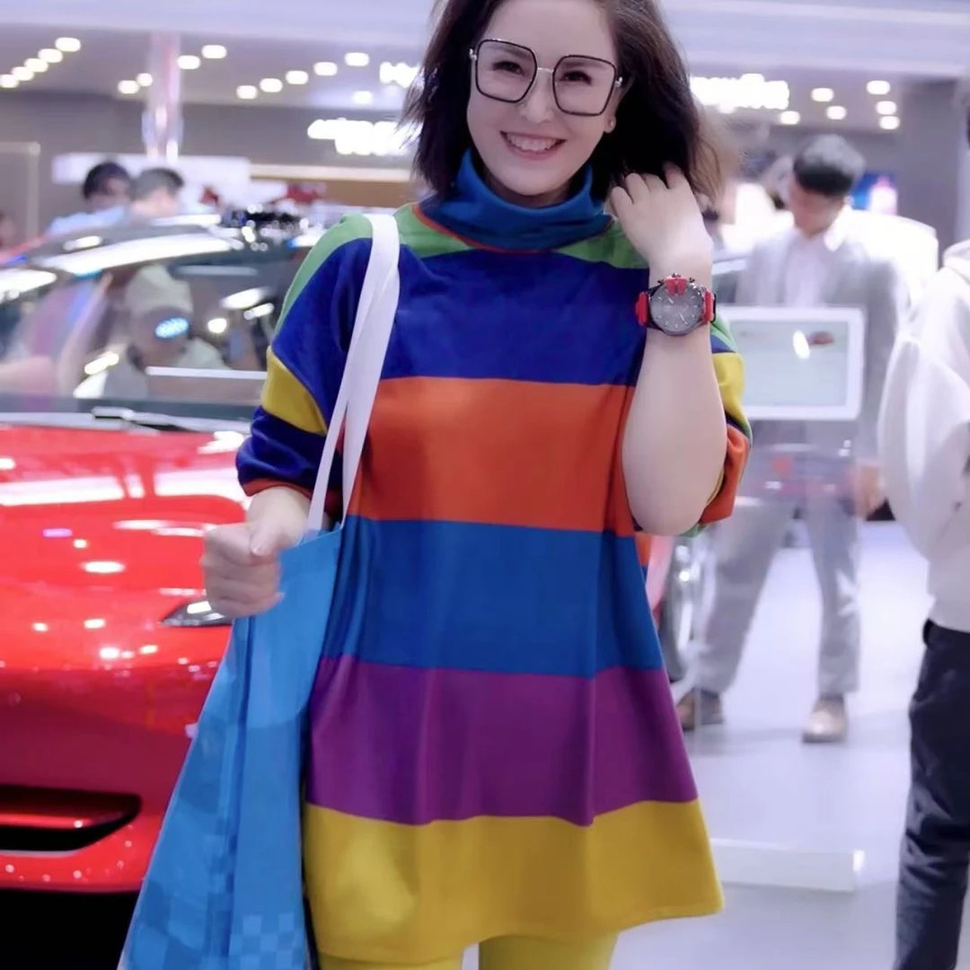 简约内搭净版打底衫2023秋冬新款大码女装百搭宽松T恤上衣显瘦t恤