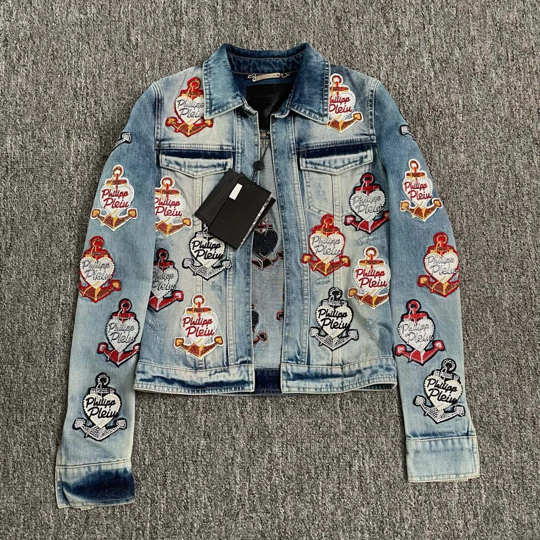 Philipp Plein/XS码/女款带钻重工桃心外套/全新带吊/11754/10651