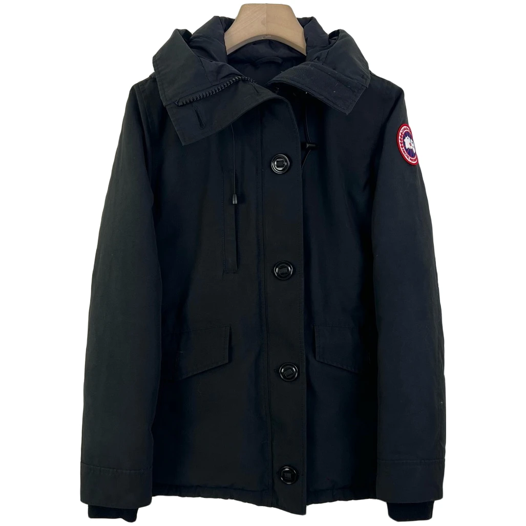 Canada goose/加拿大鹅/s码/黑色短款派克羽绒服/95新/00011