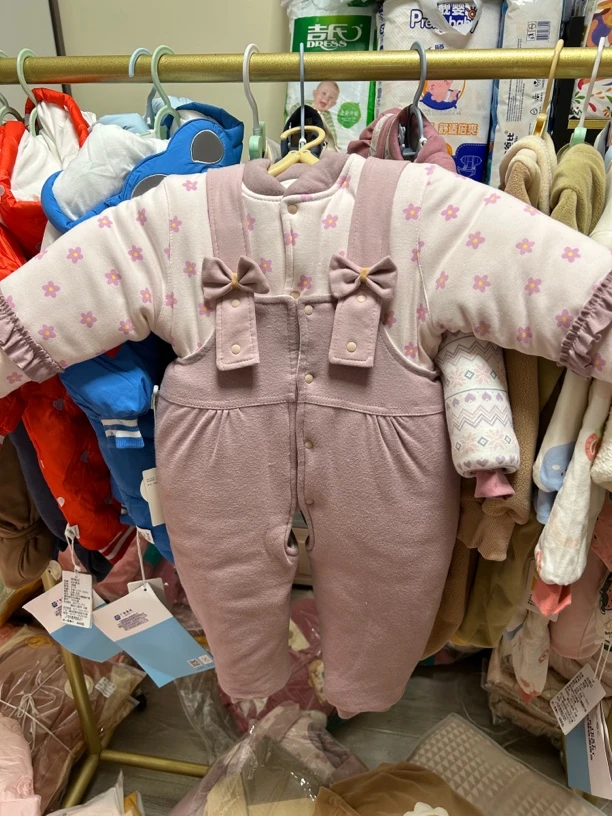 婴童棉服棉衣包脚不包脚