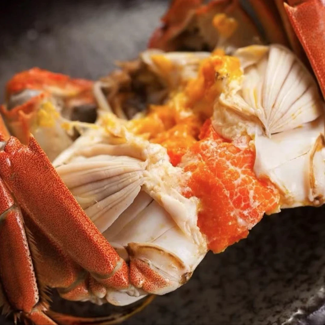 （1）盘锦稻田河蟹黄香饱满全母蟹1两/只 到手20只，包活发货