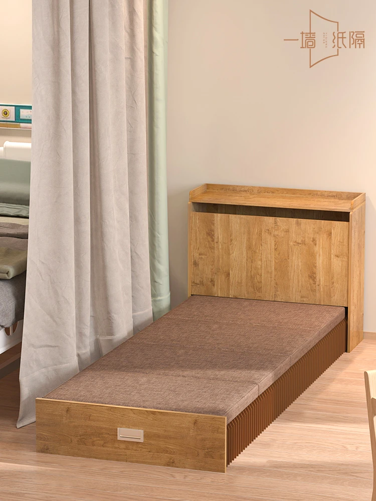 办公室风琴纸床家用可折叠床午休伸缩床便携户外折叠床