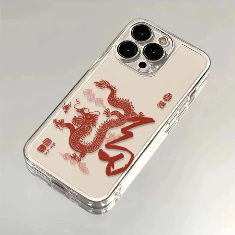 创意福龙苹果iPhone15promax手机壳14promax太空软壳13/12全包11p