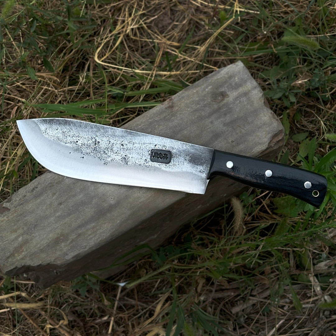 【弹簧钢·排障刀】户外露营砍柴开路排障弹簧钢手工锻打锋利耐用