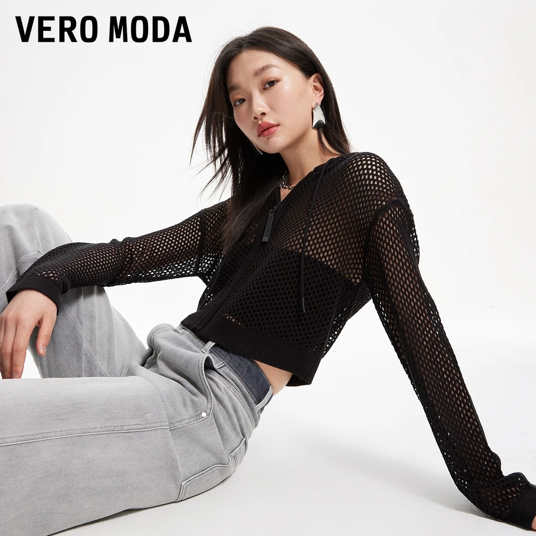 Couture Made新款针织衫女落肩宽松连帽开衫百搭老钱风324224025