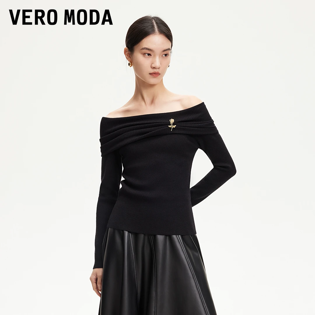 【陈大可专属】Vero Moda针织衫可拆卸送胸针流光风325113043