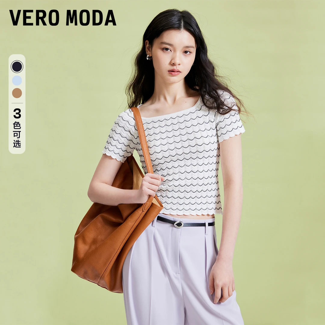 1143【金拐子专属】Vero Moda针织衫多色短款短袖|324145005