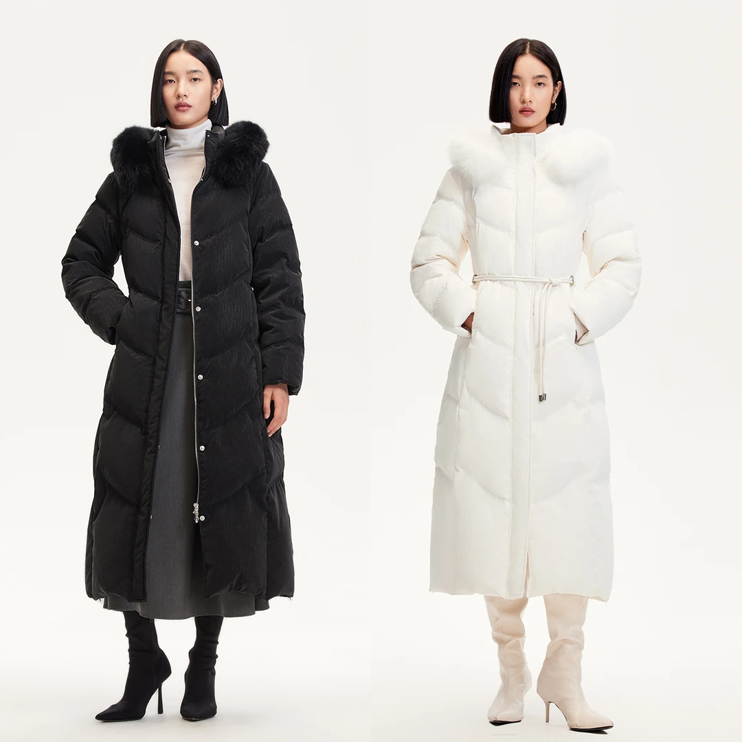 Vero Moda羽绒服女2024秋冬新款90白鹅绒光泽面料可拆卸324412007