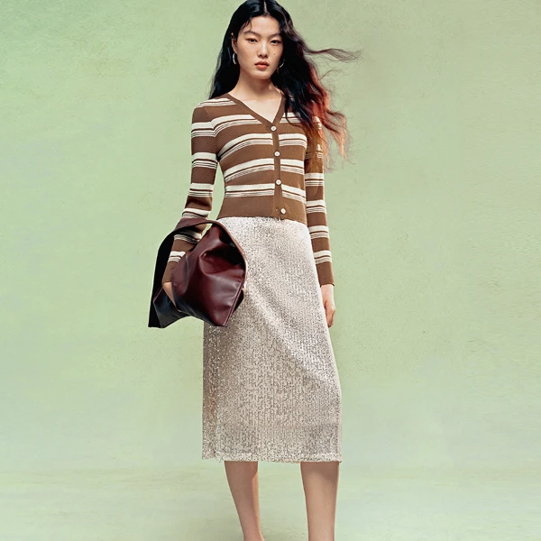 【芋总专属】Vero Moda尤莱特针织衫开衫学院风324324005