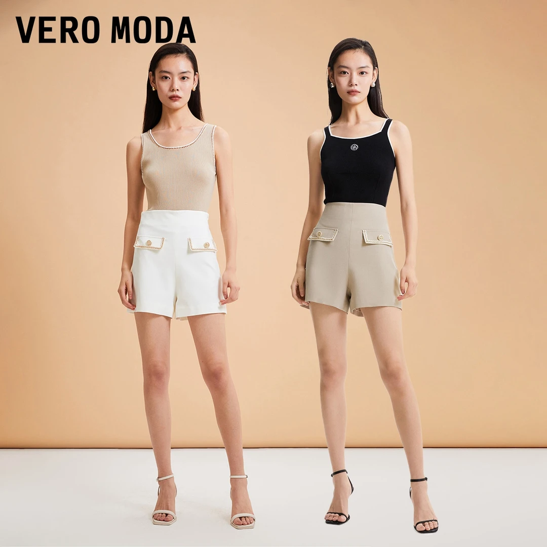 【芋总专属】Vero Moda短裤休闲裤通勤小A摆简约时尚323315006