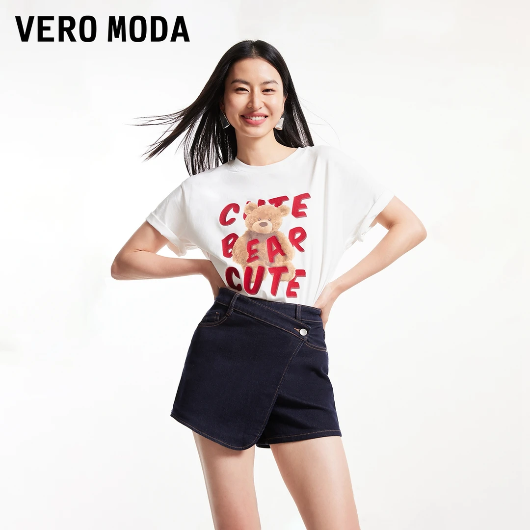 1193【金拐子专属】Vero Moda短裤士甜美短款牛仔裤324243021