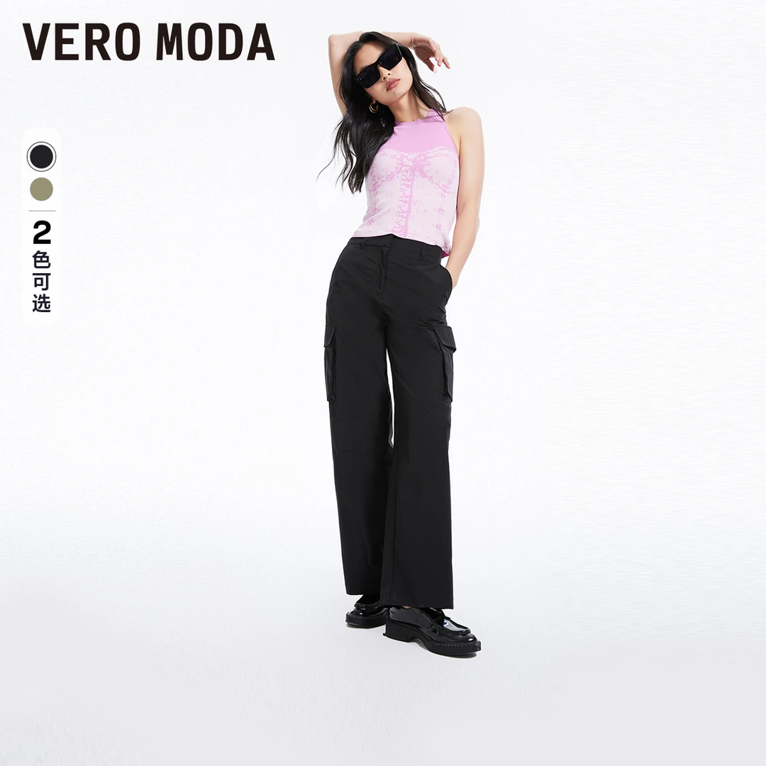 1166【金拐子专属】Vero Moda休闲裤工装高腰休闲户外3241PL009