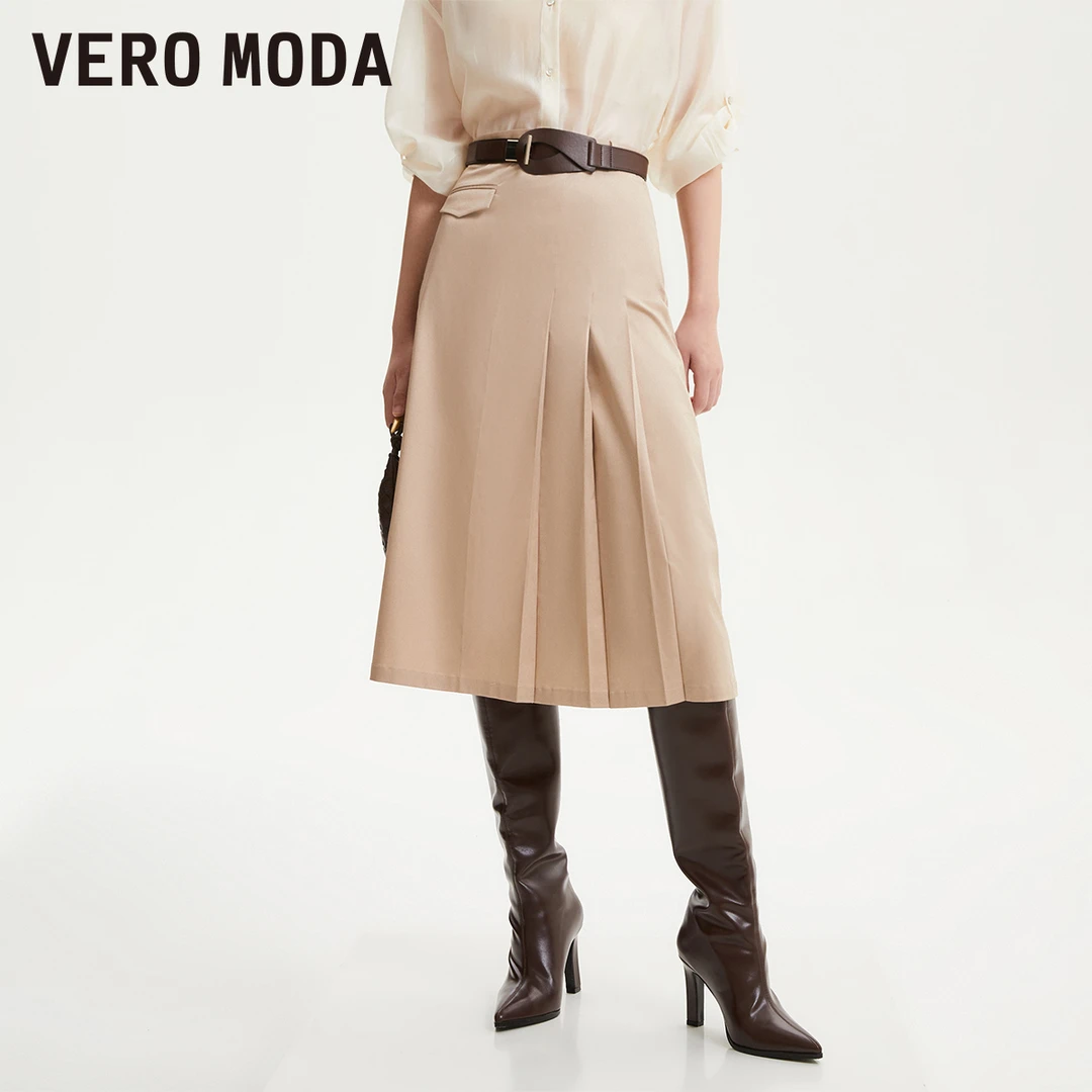 1010【金拐子专属】Vero Moda薄荷曼波浪漫半身裙中长款323316033