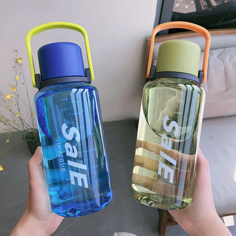 超大容量塑料水杯耐高温民工地户外太空杯摔不烂便携杯子运动