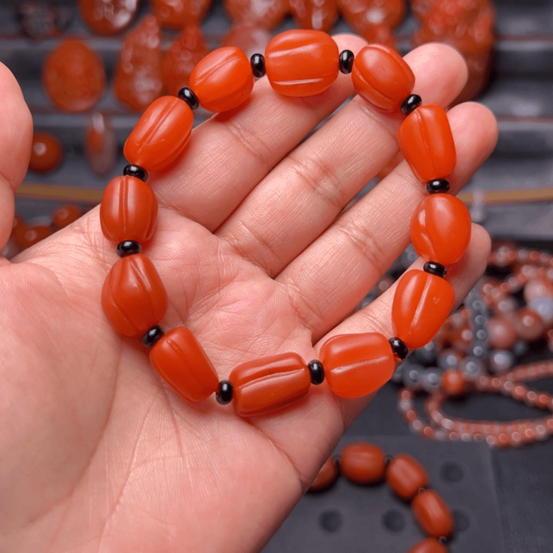 【闪购商品】南红玛瑙手串未镶嵌齐**极