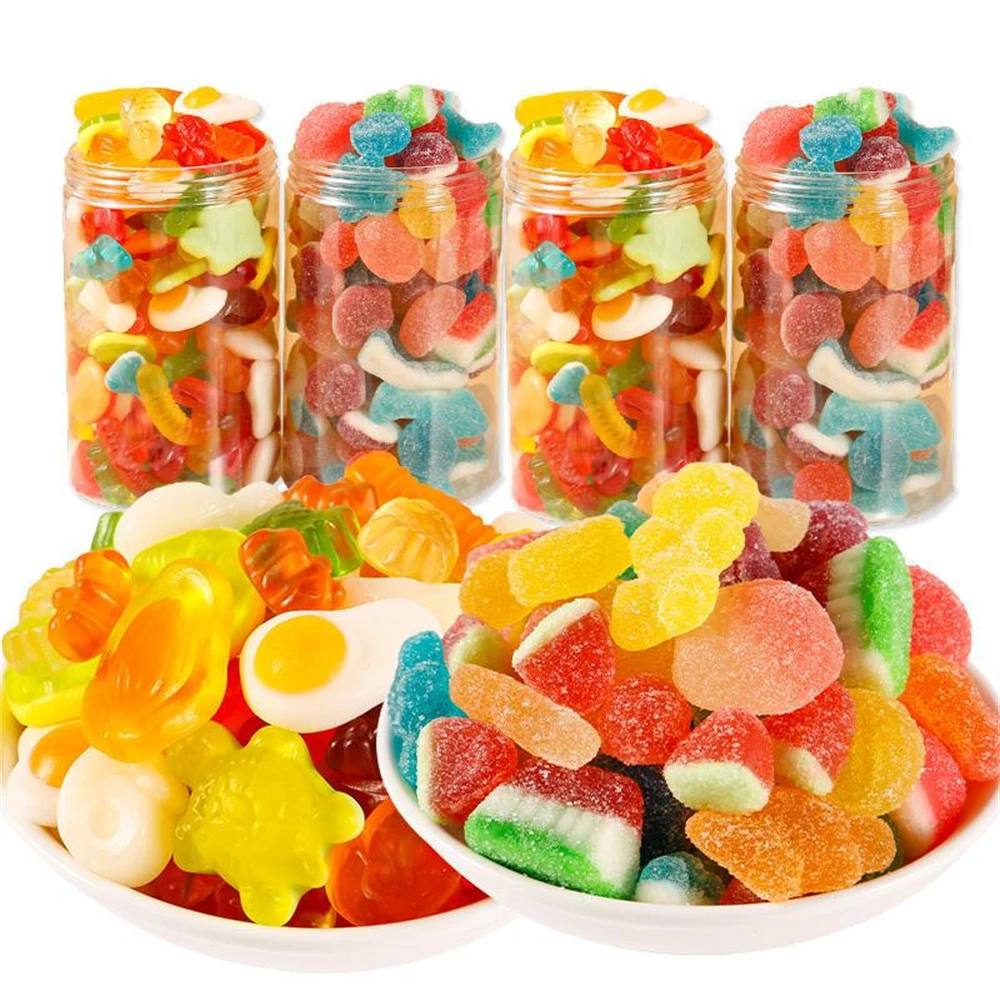 酸砂软糖涂油酸甜小零食高颜值散装学生上课糖果包邮qq糖携带