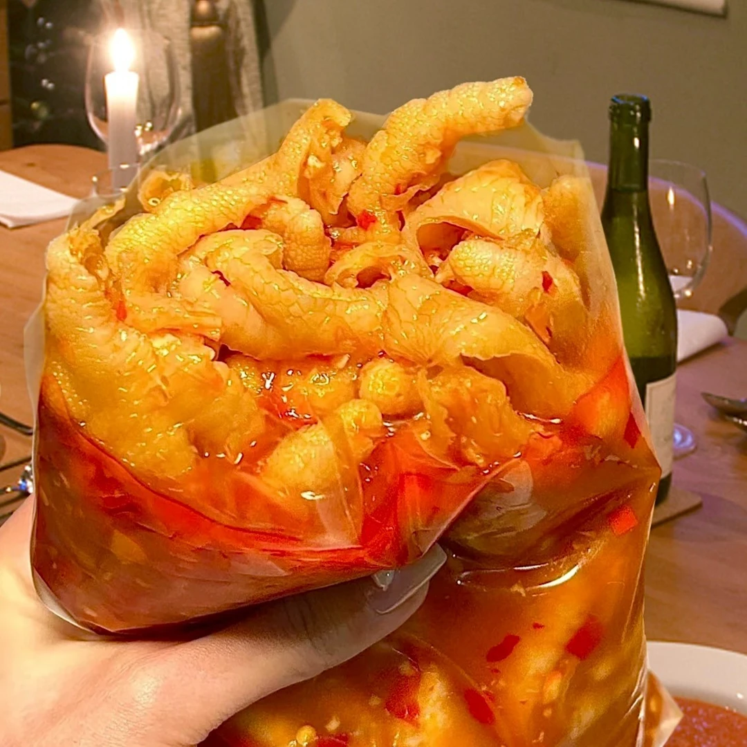【小大扬哥热销】柠檬酸辣无骨鸡爪营养食用冷藏鲜嫩麻辣风味