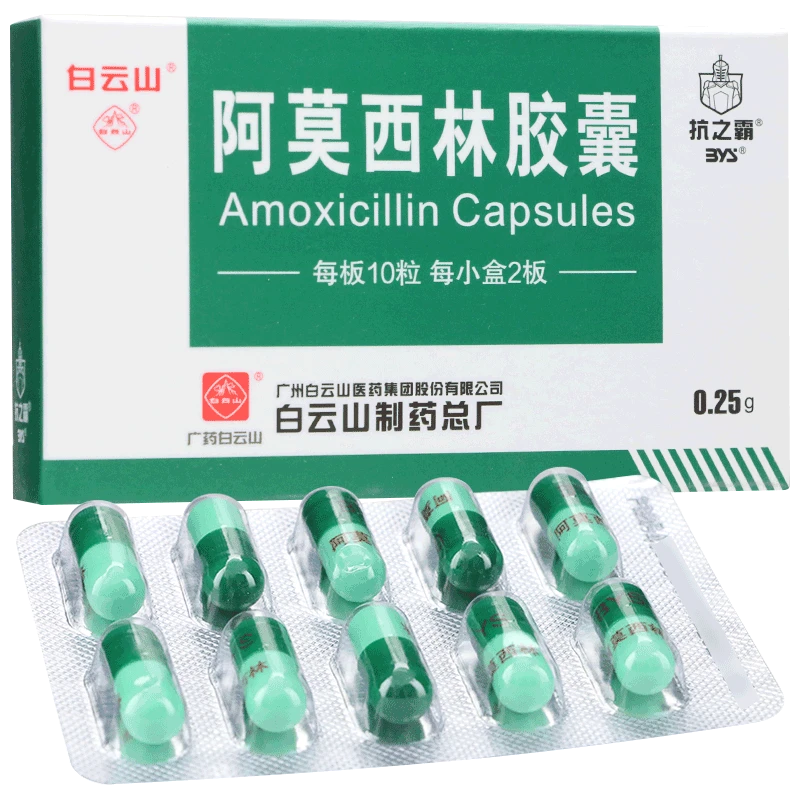 白云山 阿莫西林胶囊 0.25g*20粒
