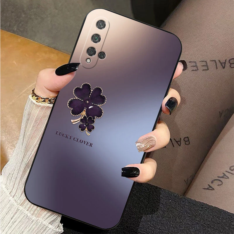 适用于荣耀20 20S 20i 20pro手机壳四叶草20青春版全包防摔超薄套
