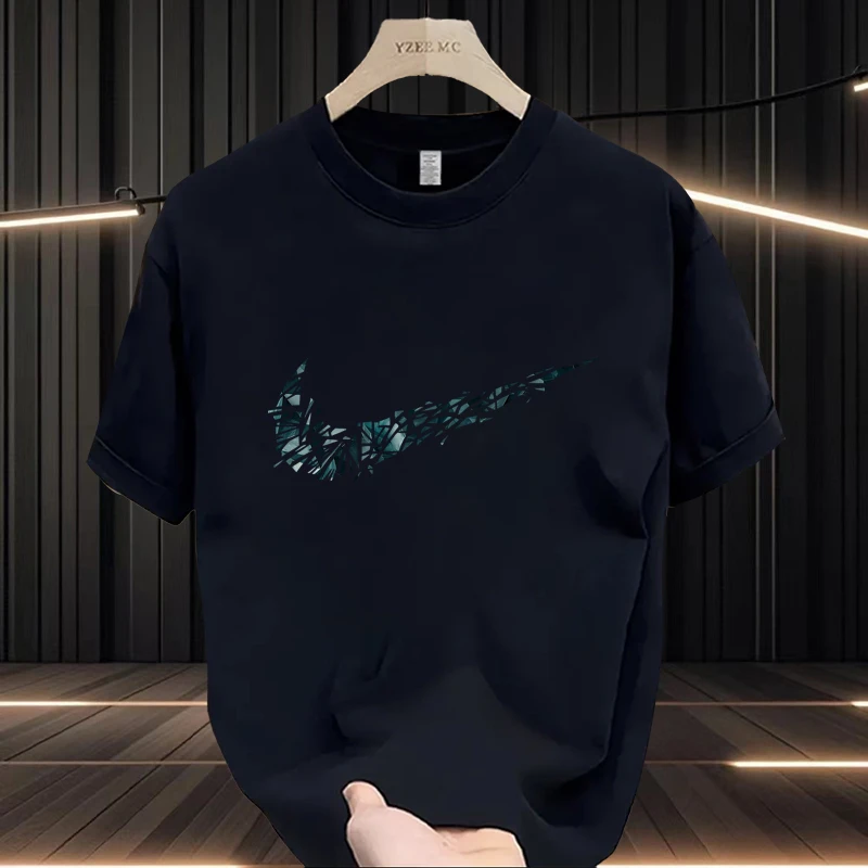 美式潮牌短袖t恤男士夏季打底衫新款爆款时尚印花半袖体恤衫男装