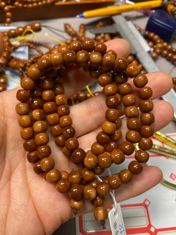 库克菩提6*7老型珠精挑114颗